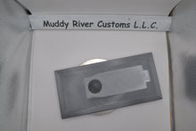 Load image into Gallery viewer, Get the stand personalized with what wording you would like. Easily store or display your Airsoft gun Compatible with most Airsoft rifles that uses regular M4 / M16 Airsoft AEG Magazines EMG Logo printed on stand These 3D printed items may need some sanding and could be rough from the printing process, the roughness will not hinder functionality.